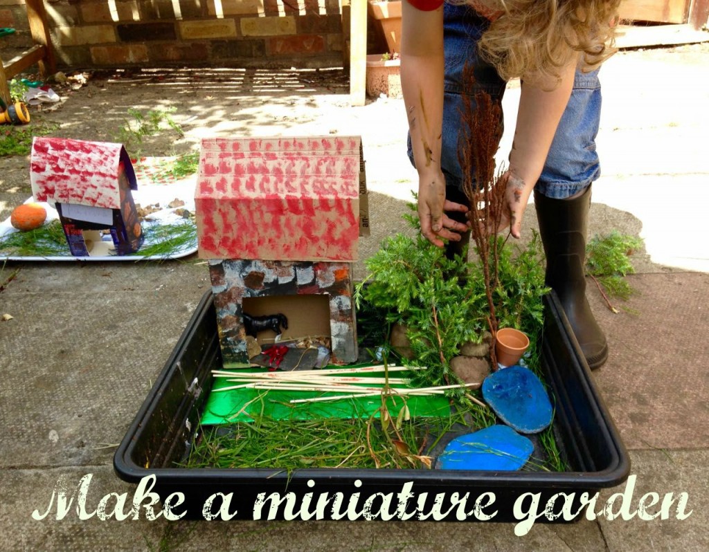 How to make a miniature garden