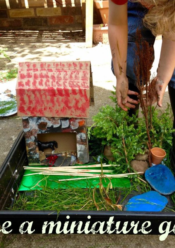 Children’s crafts: how to make a miniature garden