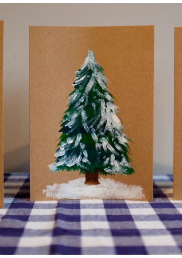 Three simple ideas for homemade Christmas cards