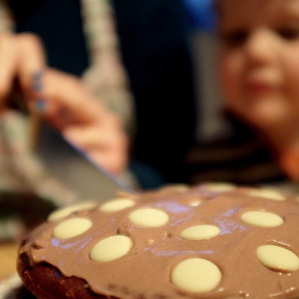 Healthy chocolate cake recipe testing