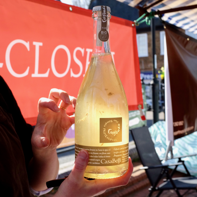 Prosecco at Hum-Closen on Ely market