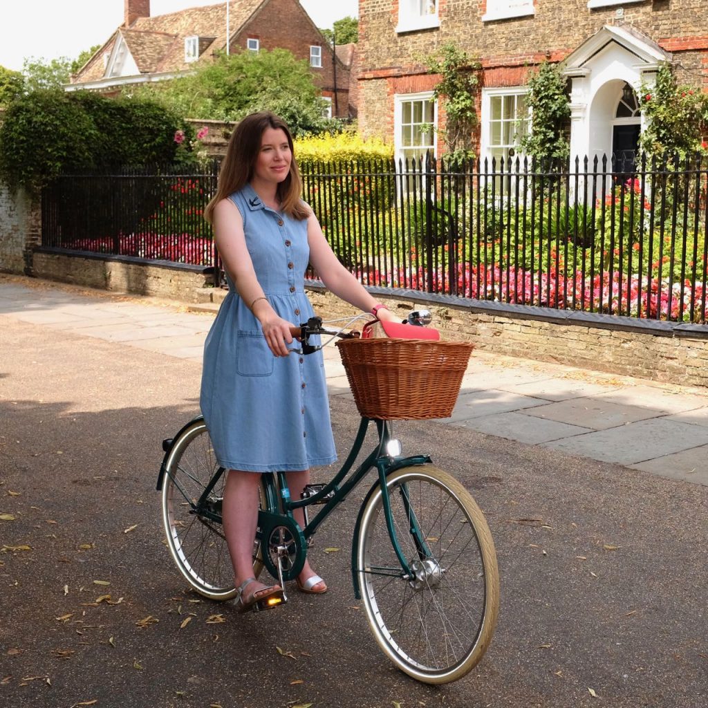 Joanie Clothing Dress and Pashley Bicycle