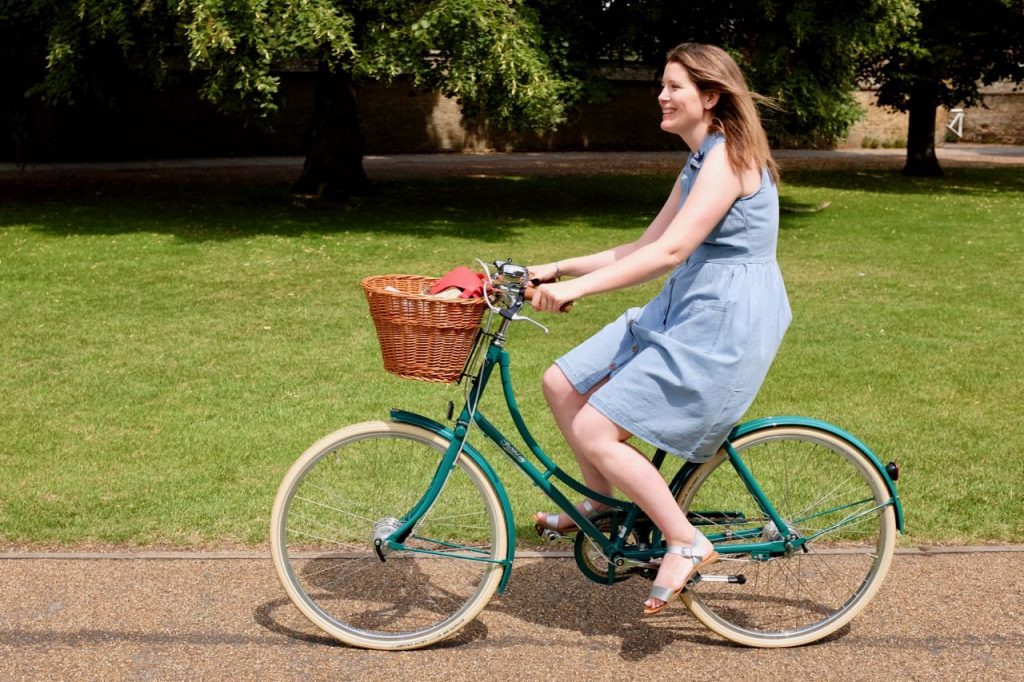 Joanie Clothing Dress and Pashley Bicycle