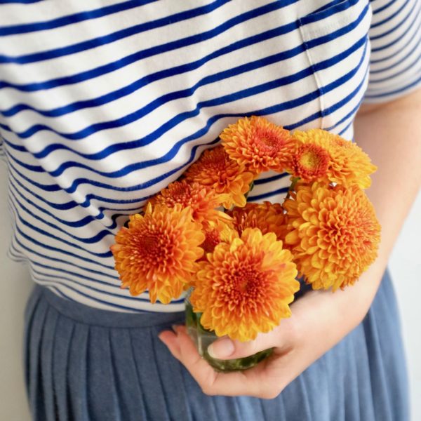 Simple September pleasures: orange flowers