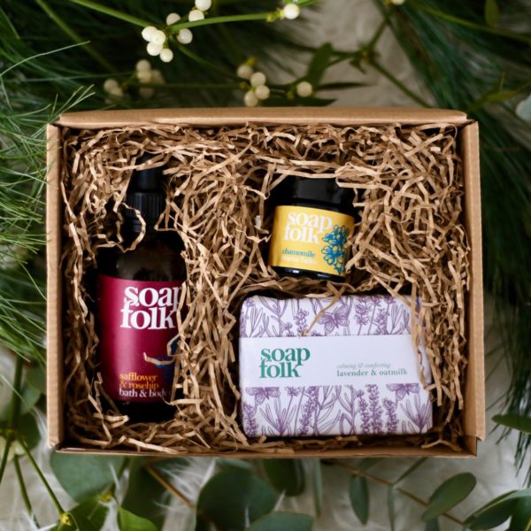 Winter Skin Collection box by Soap Folk
