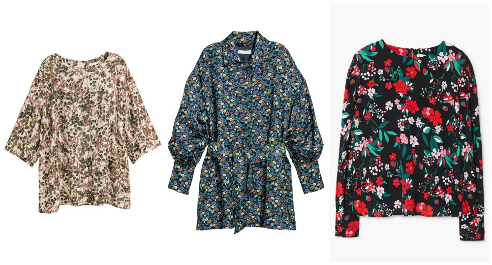 S/S18 Floral tops