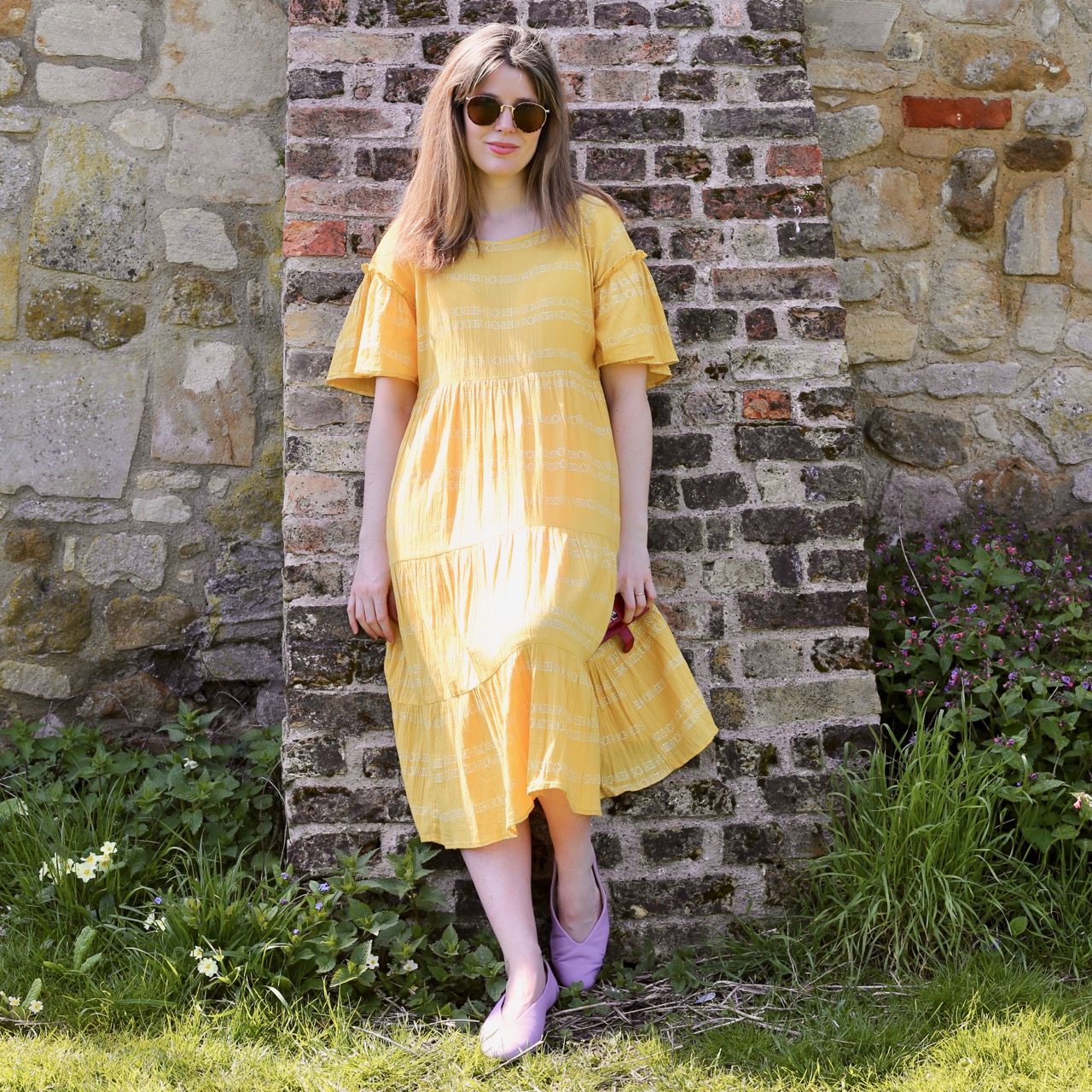 Marks and Spencer yellow dress