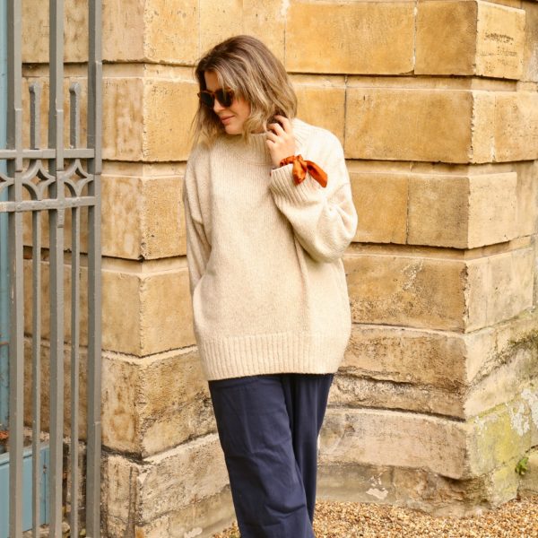 What to wear in September and autumn, chunky jumper